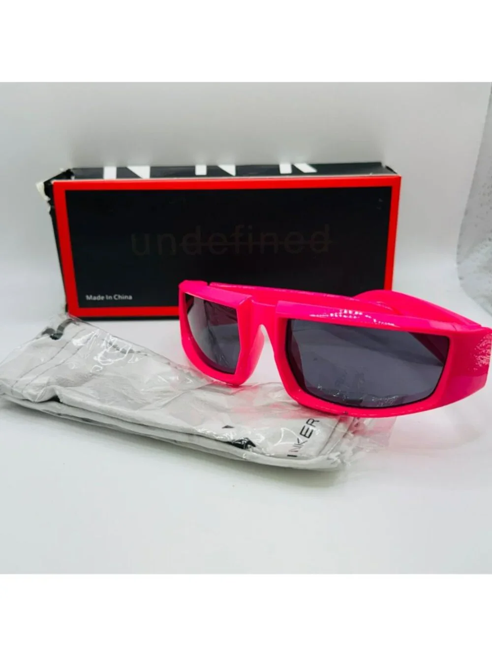 Undefined - Pink Glasses for eye protection during Game play